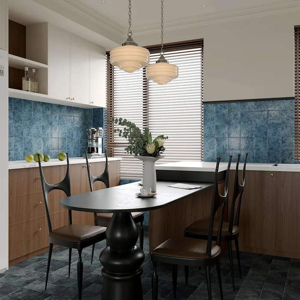 Non-Slip Stone-Look Matte Porcelain Swimming Pool Tile 150x150mm