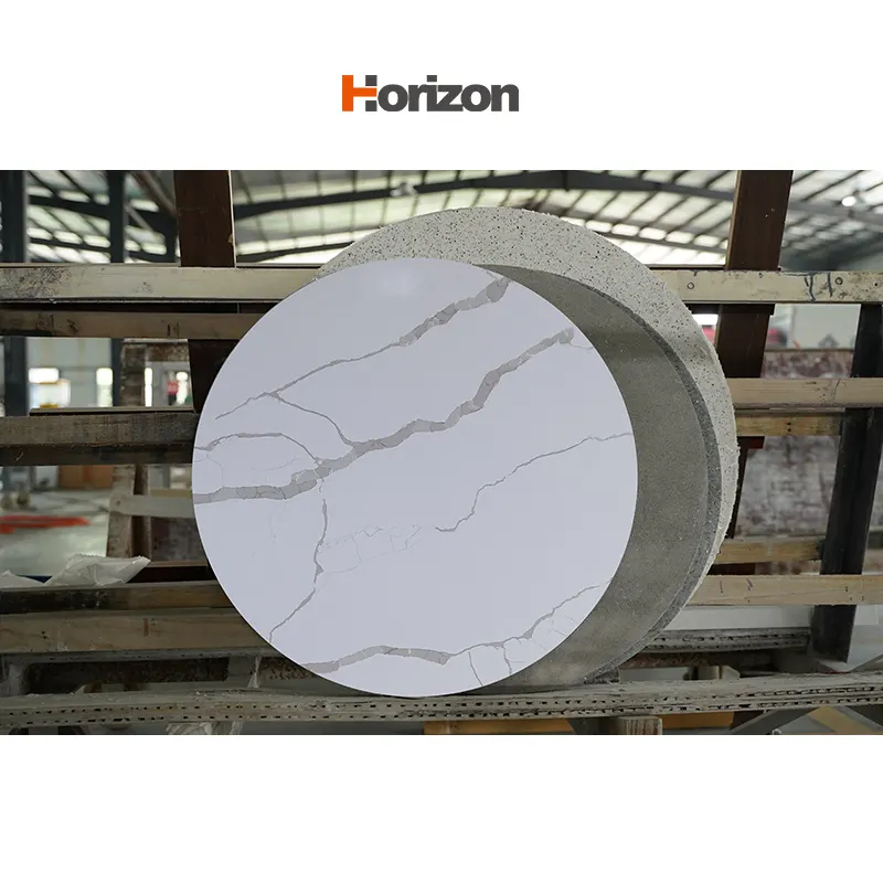 Calacatta White Engineered Quartz Slab 3200x1600mm