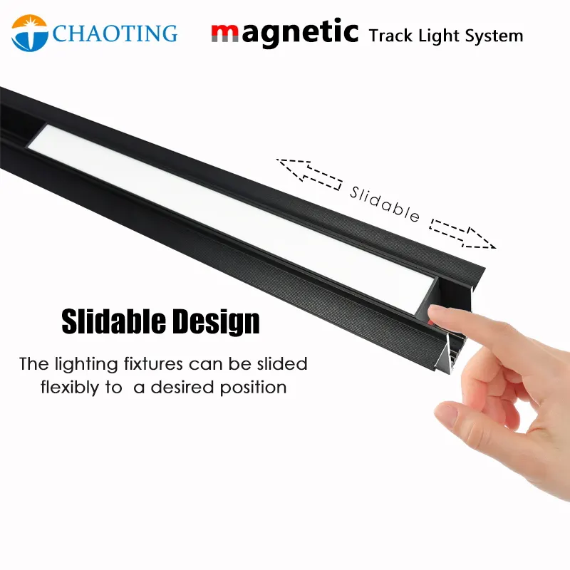 Adjustable Dimmable Magnetic COB LED Track Spotlight 8-30W 220V for 4-Wire Track