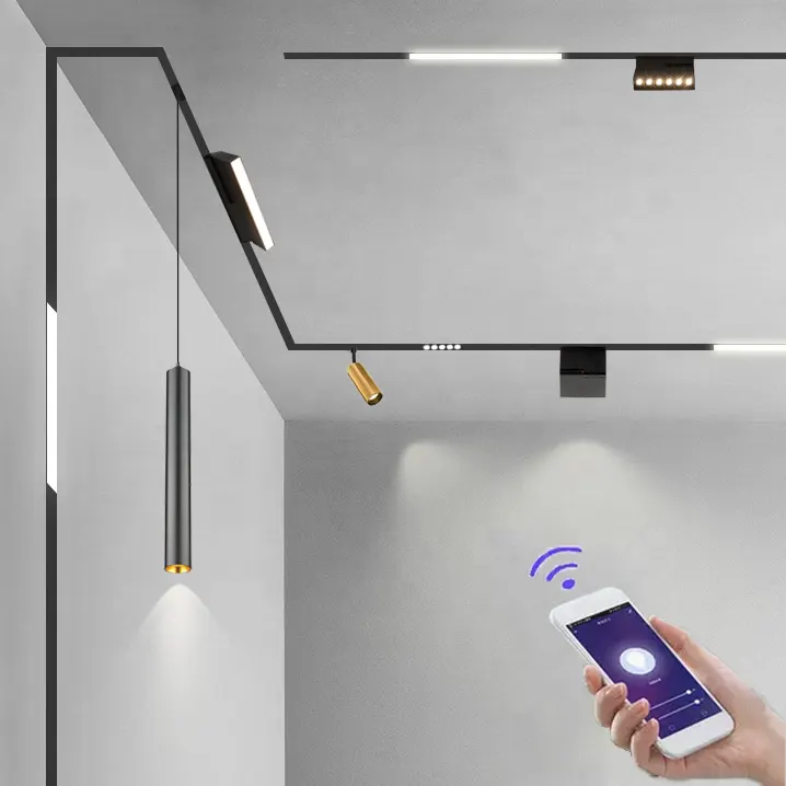 Smart Recessed Aluminum Magnetic LED Track Spotlight 25/30W 48V product sample