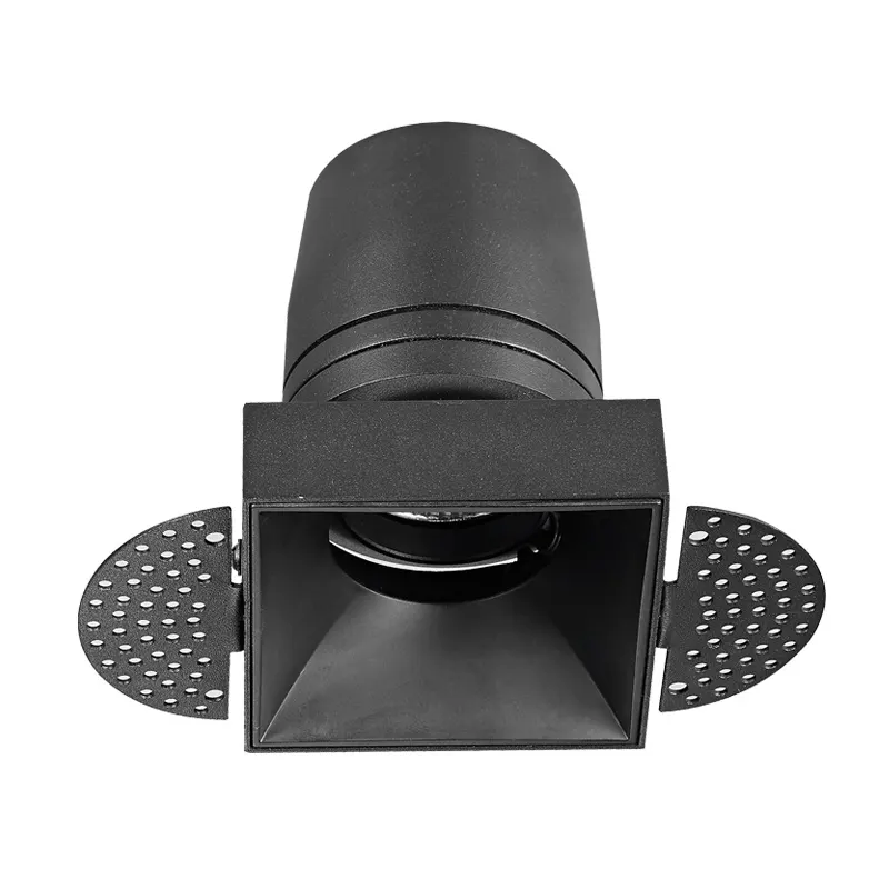 Anti-Glare Adjustable Trimless DALI COB LED Downlight 8-12W