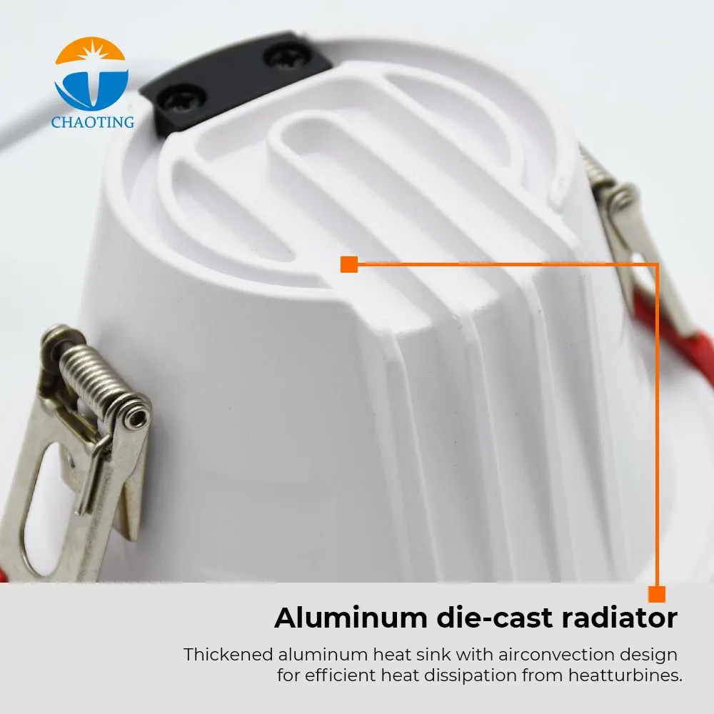 Aluminum LED Downlight 5-29W 3000-6000K