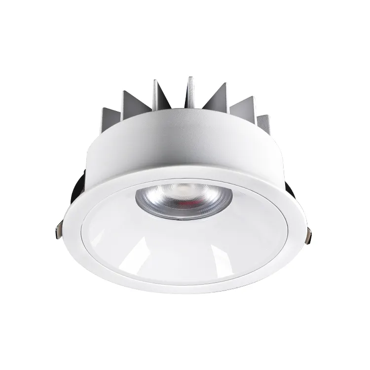 Recessed Aluminum COB LED Downlight Black/White 15-50W IP65