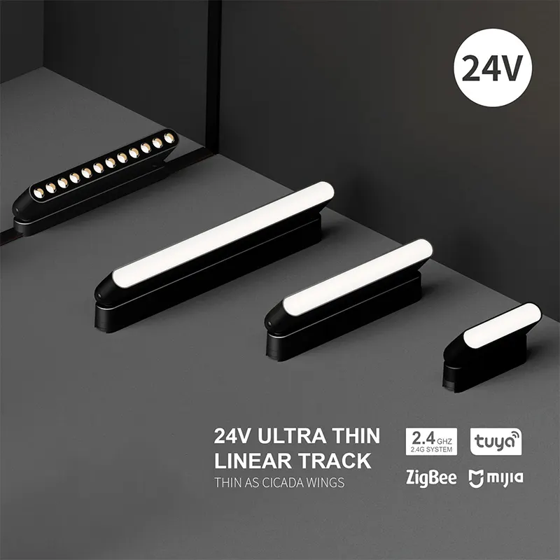 Smart Recessed/Surface-Mounted Aluminum Magnetic LED Track Spotlight