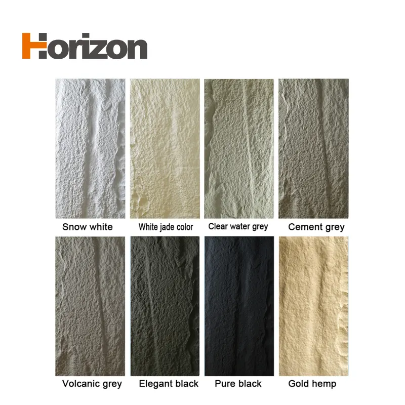 3D-Textured PU Stone-Look Wall Panel For Interior And Exterior Wall Cladding