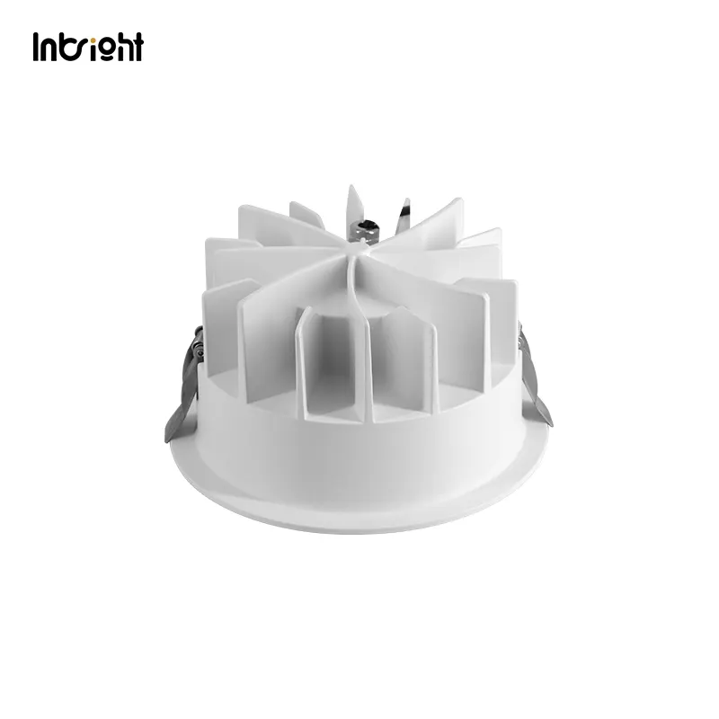 Anti-Glare Dimmable Recessed COB LED Downlight 15-50W IP65