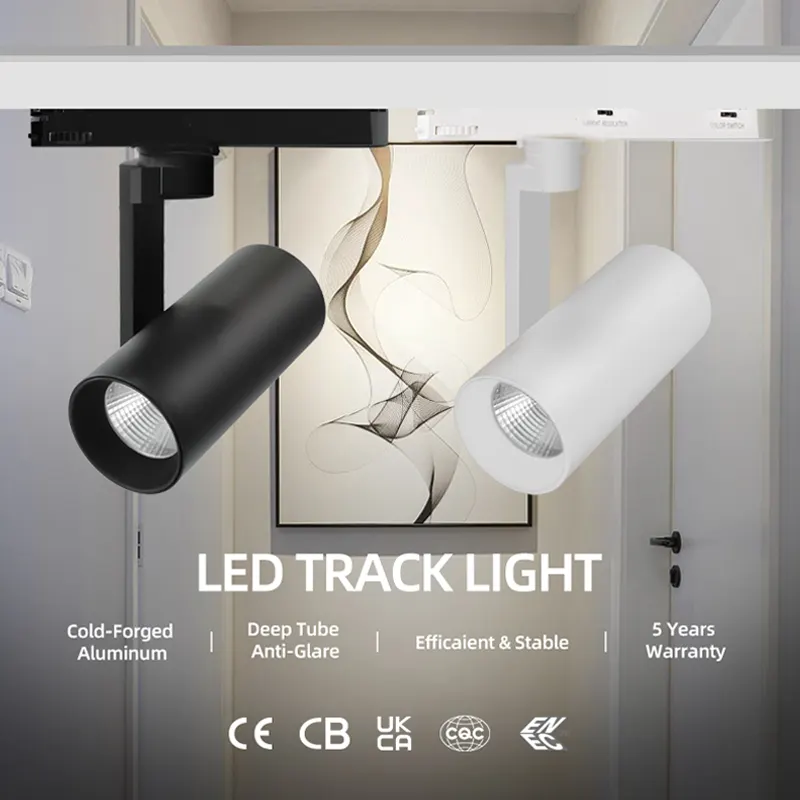 Aluminum COB LED Track Spotlight 18/36W