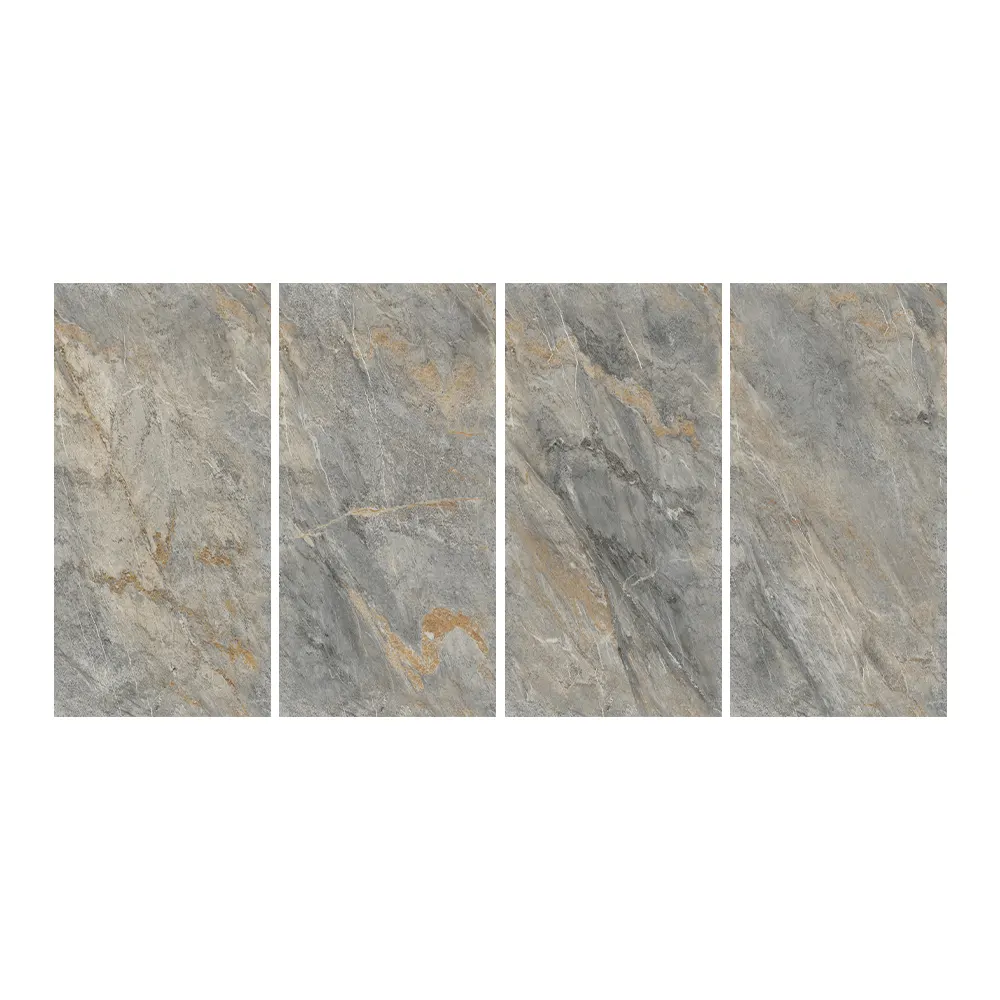 Stone-Look Polished Porcelain Floor Tile 750x1500mm