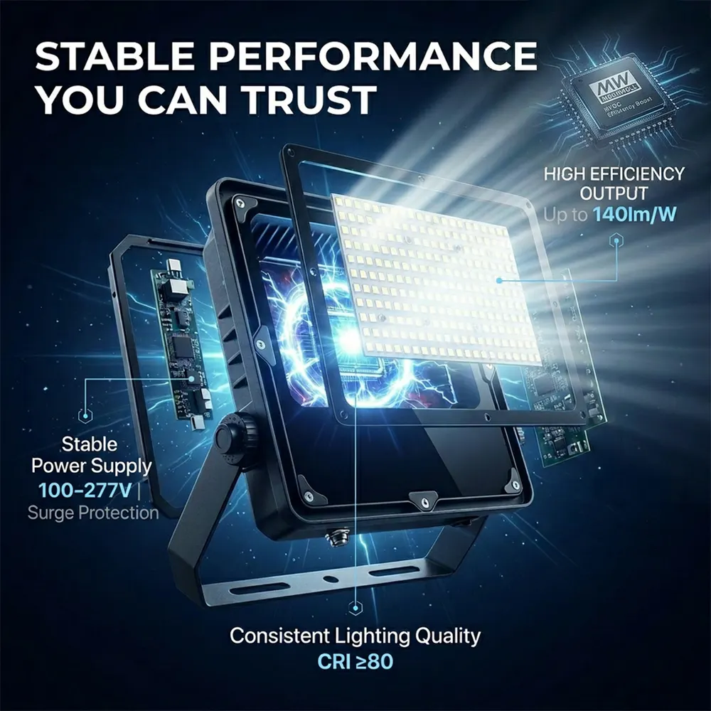 Aluminum LED Floodlight 100-400W