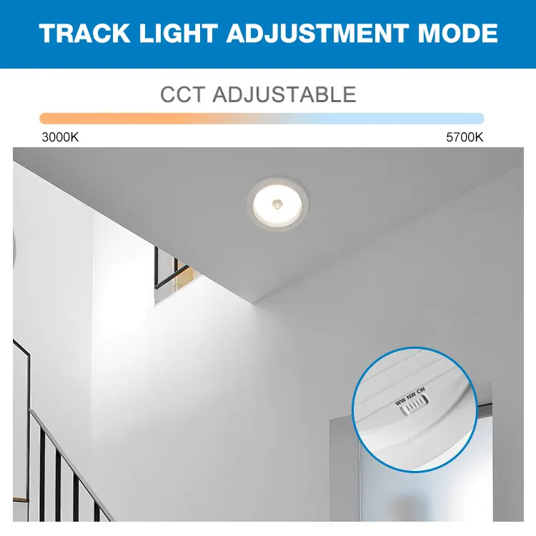 Smart Recessed Round LED Downlight 12-24W