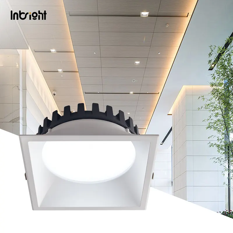 Dimmable Recessed Square LED Downlight 20-42W