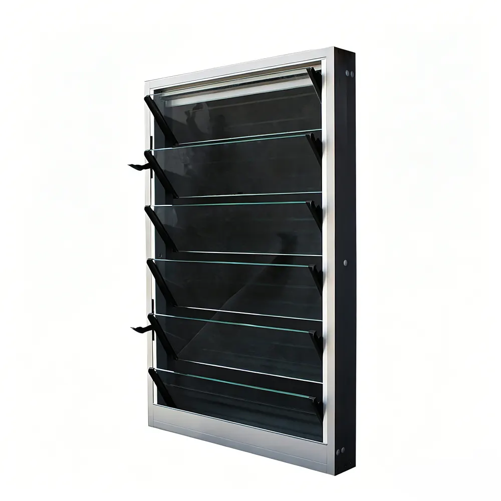 Aluminum Glass Louvre Window with Insect Screen