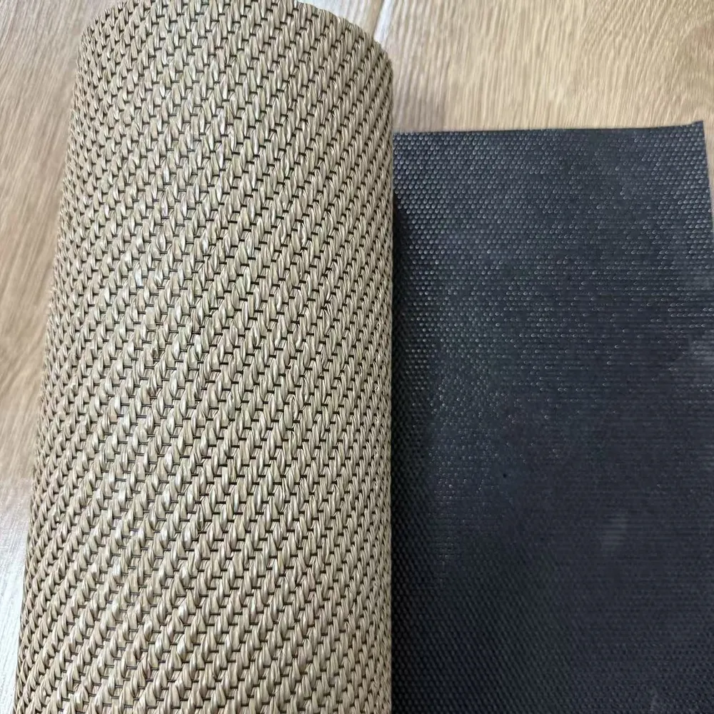 PVC Woven Vinyl Floor Tile 2mm Thick for Interior Use