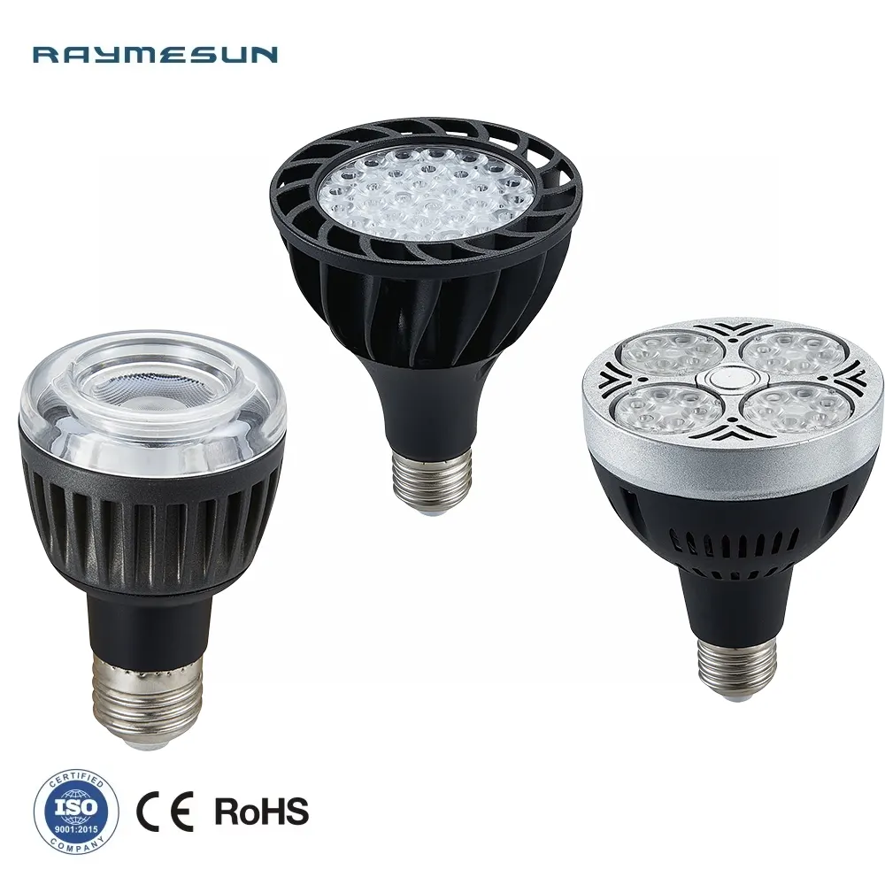 Aluminum LED Light Bulb 5-60W E27/B22/MR16 Base 2700K