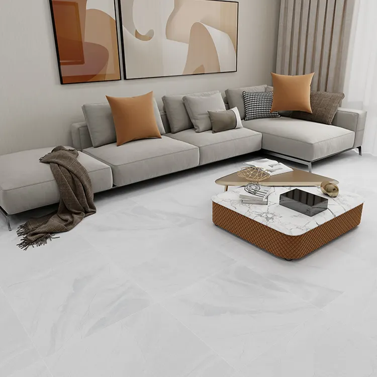 Non-Slip Stone-Look Porcelain Floor Tile 600x600mm