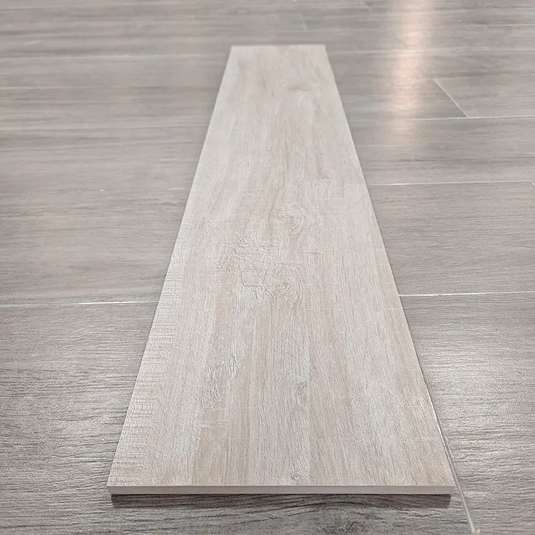 Non-Slip Wood-Look Matte Ceramic Floor Tile 150x800mm