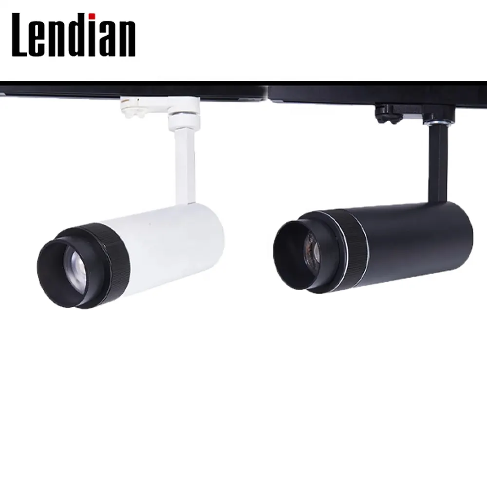 Adjustable Zoomable Aluminum LED Track Spotlight 15-30W