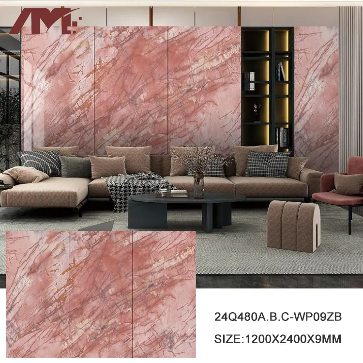Glossy Sintered Stone Slab 1200x2400mm