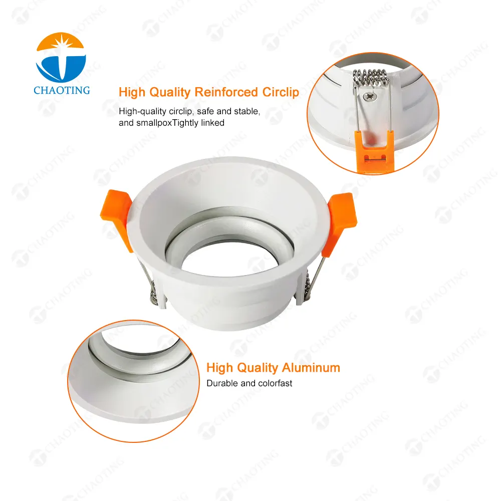 Adjustable Surface-Mounted Aluminum Downlight Housing MR16/GU10