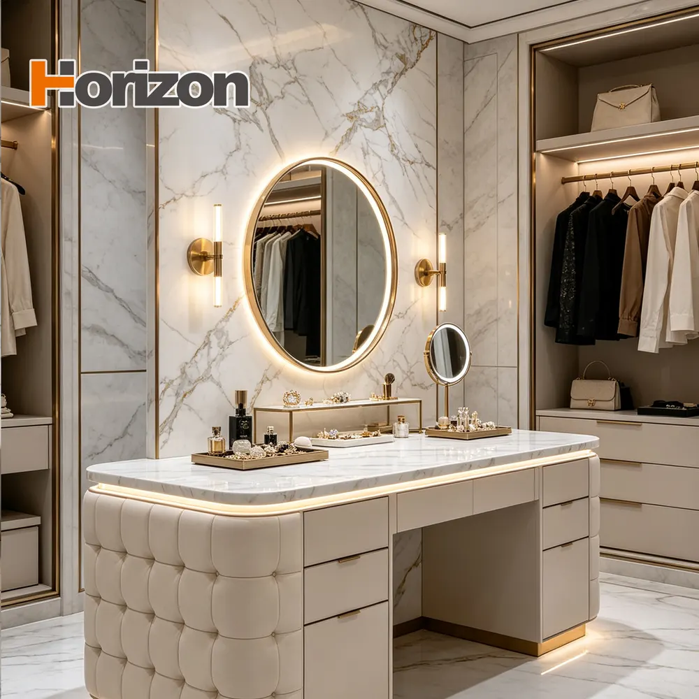 Polished Engineered Quartz Slab