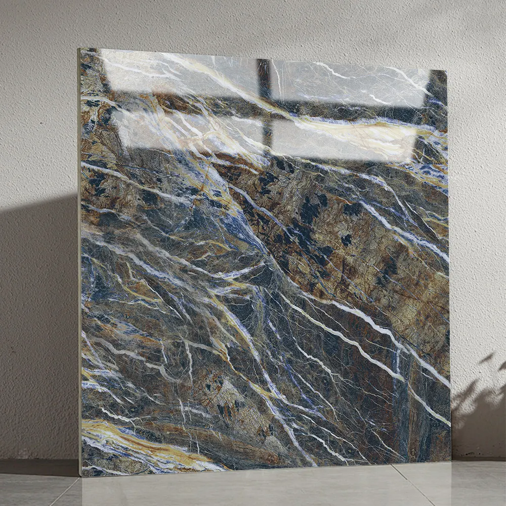 Stone-Look Polished Porcelain Wall Tile 600x600mm product sample