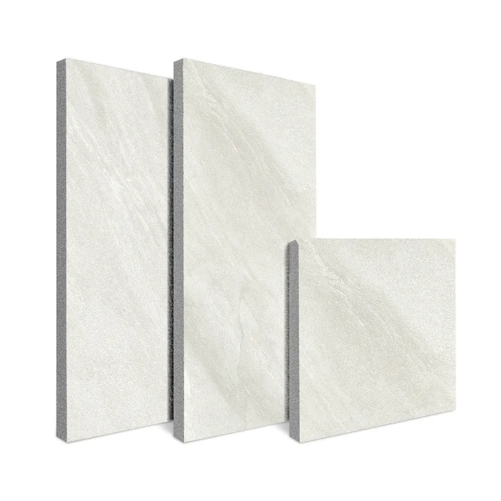 Non-Slip Stone-Look Porcelain Floor Tile 600x600/600x1200mm 20mm Thick