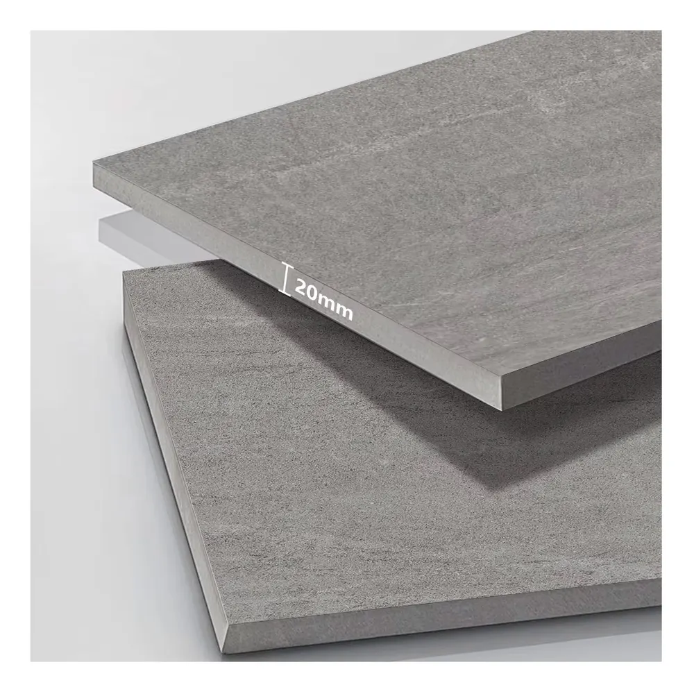 Non-Slip Stone-Look Matte Porcelain Outdoor Tile 60x60cm product sample