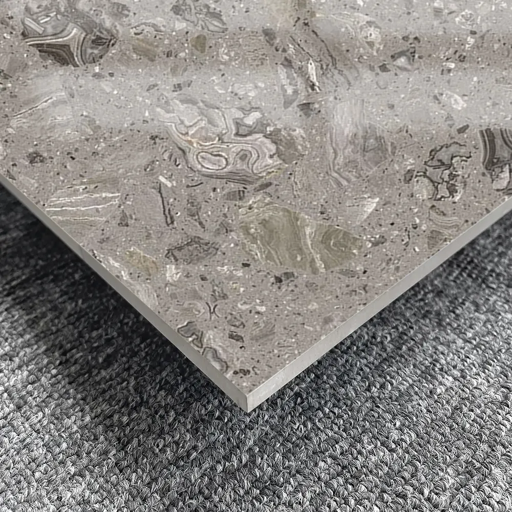 Non-Slip Terrazzo-Look Porcelain Outdoor Tile 600x600mm