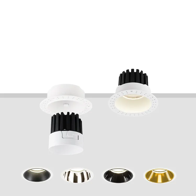 Trimless Smart Dimmable Recessed LED Downlight 10-25W