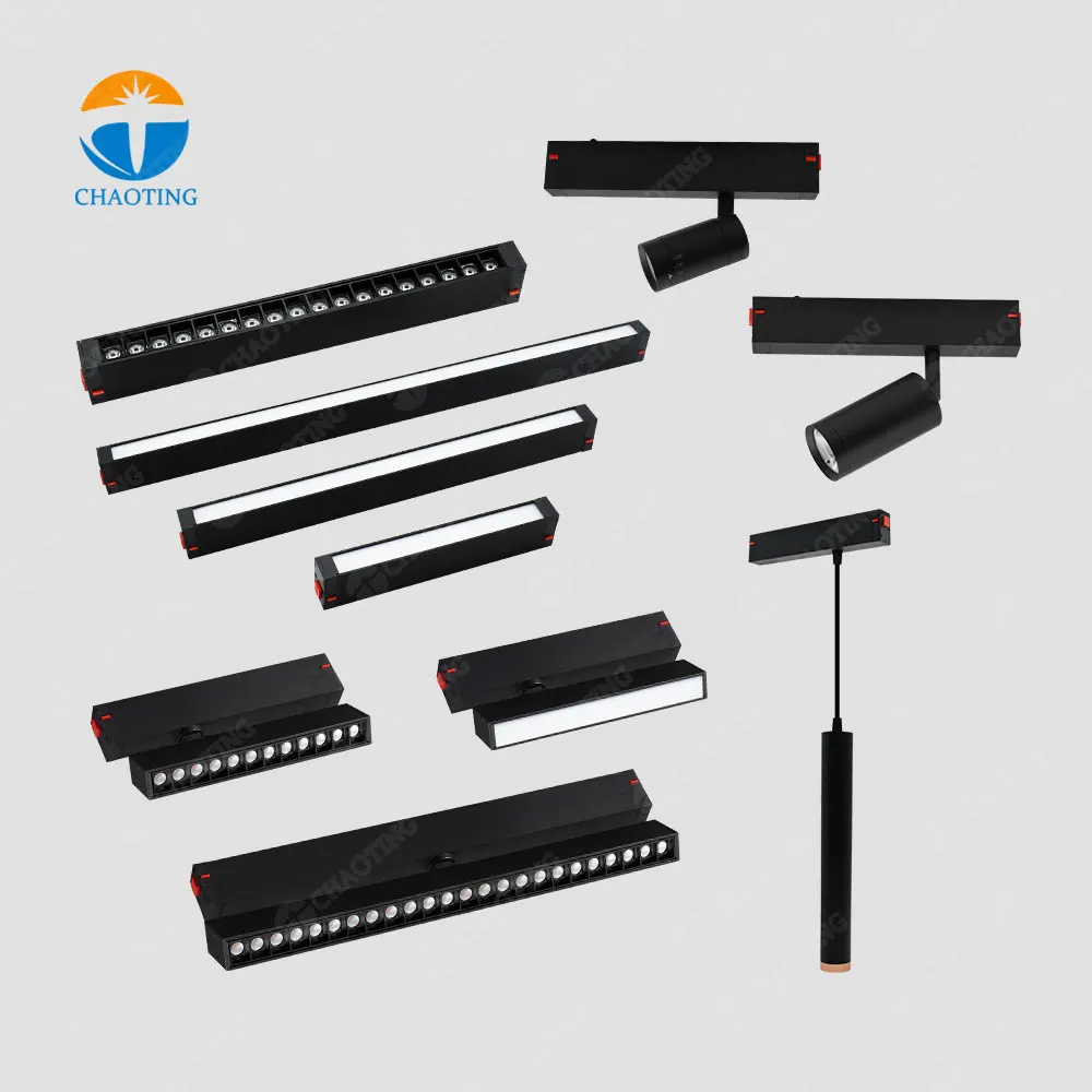 Adjustable Aluminum Magnetic COB LED Track Spotlight 12/20W