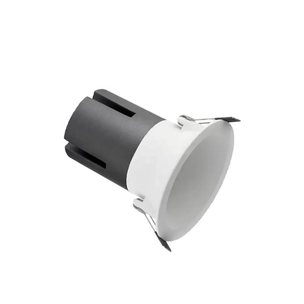 Trimless Recessed Aluminum COB LED Downlight Gray/White 9-40W IP20/IP44