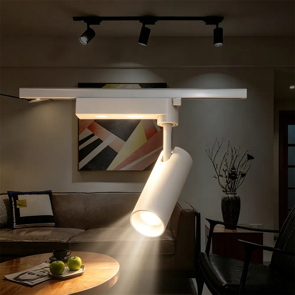 Rotatable Aluminum LED Track Spotlight 1-20W