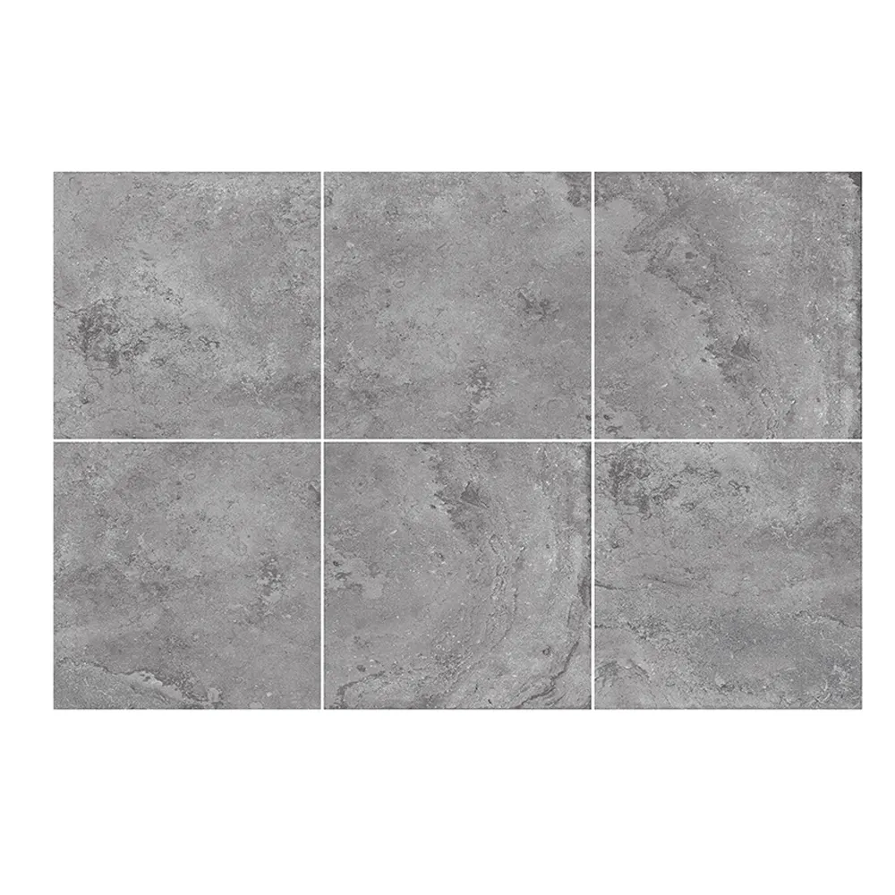 Non-Slip Concrete-Look Matte Porcelain Outdoor Tile 600x600mm
