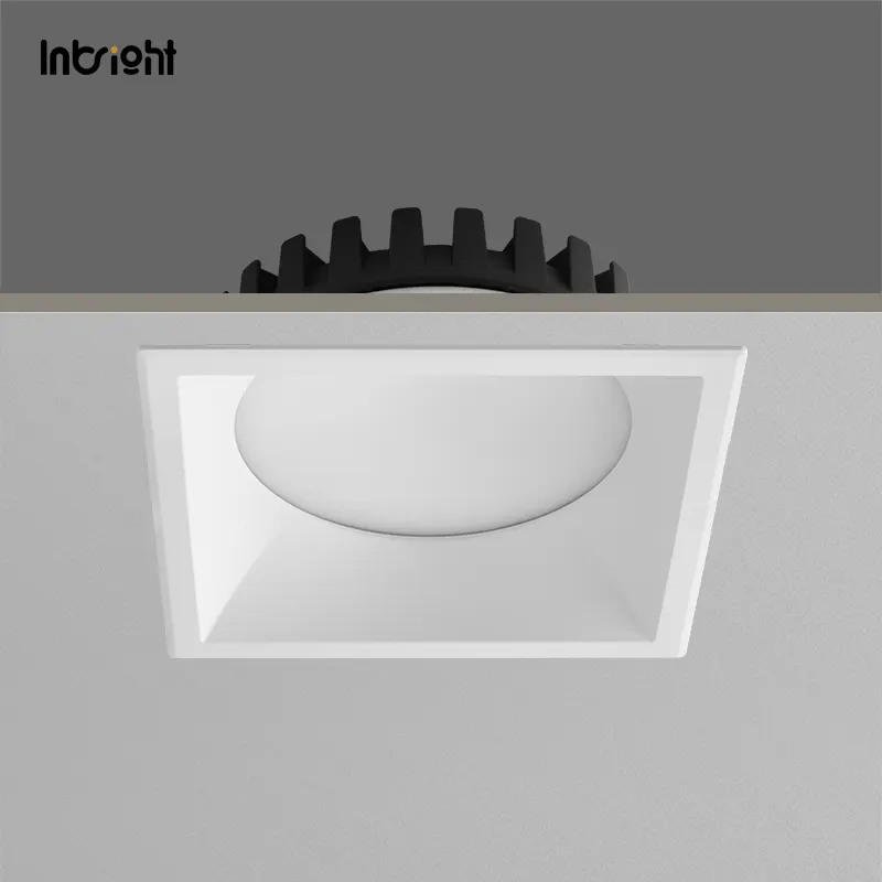 Recessed Square Aluminum LED Downlight 20-42W