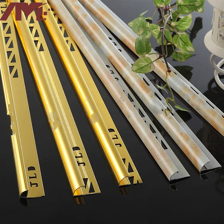 Aluminum Tile Edge Trim For Finished Tile Edges