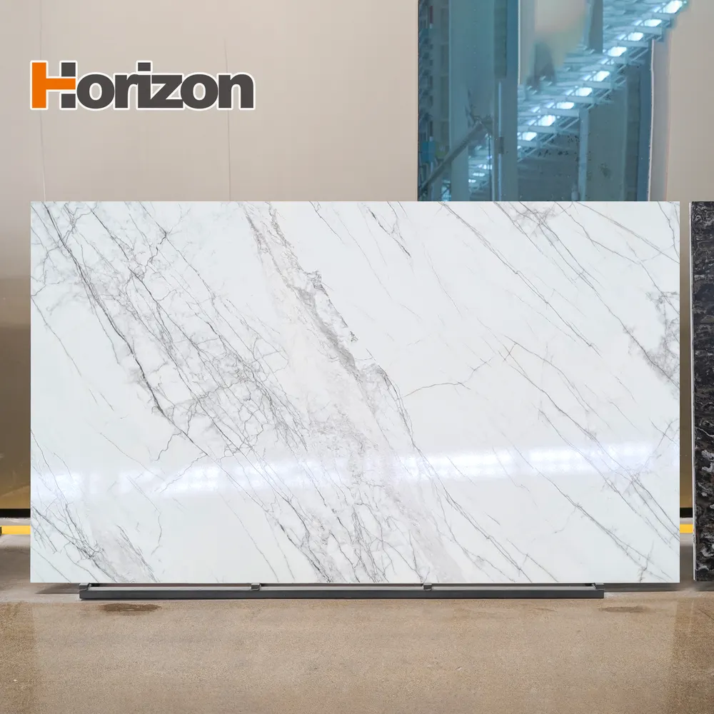 Glazed Engineered Quartz Slab product sample