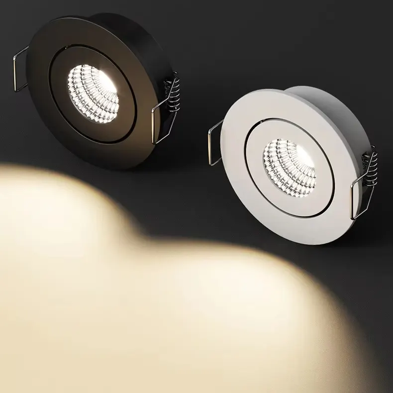 Recessed Aluminum LED Downlight 3/5W For Indoor Lighting product sample