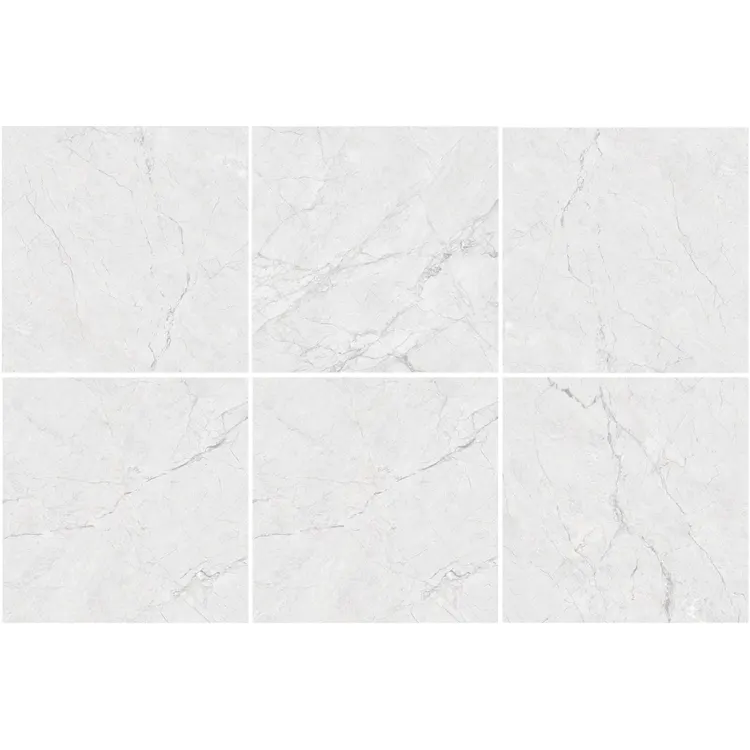 Stone-Look Polished Porcelain Floor Tile 600x600mm
