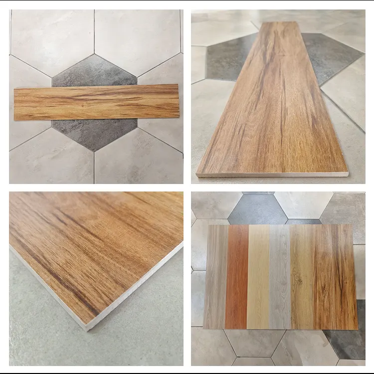 Wood-Look Matte Ceramic Floor Tile 150x800mm