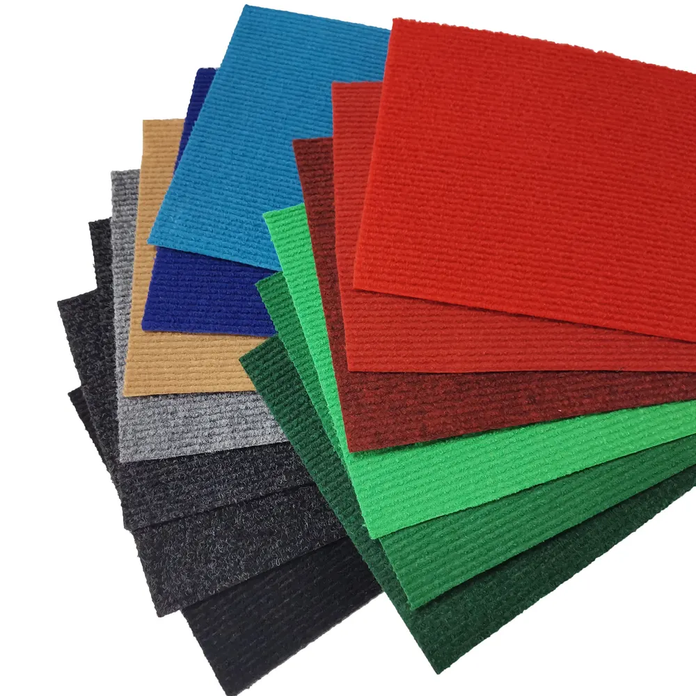 Ribbed Polyester Exhibition And Event Carpet