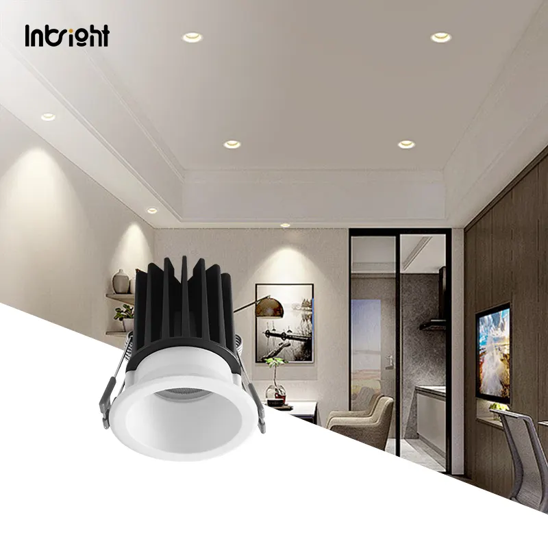 Dimmable Recessed Aluminum LED Downlight 8-40W IP65