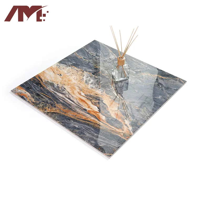 Non-Slip Marble-Look Porcelain Wall And Floor Tile 600x600mm
