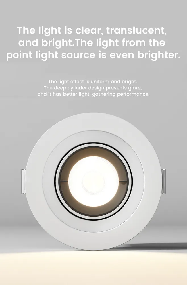 Surface-Mounted Aluminum COB LED Downlight 5-12W