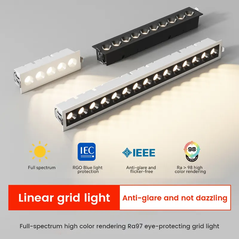 Surface-Mounted Aluminum LED Downlight Black/White 10-30W