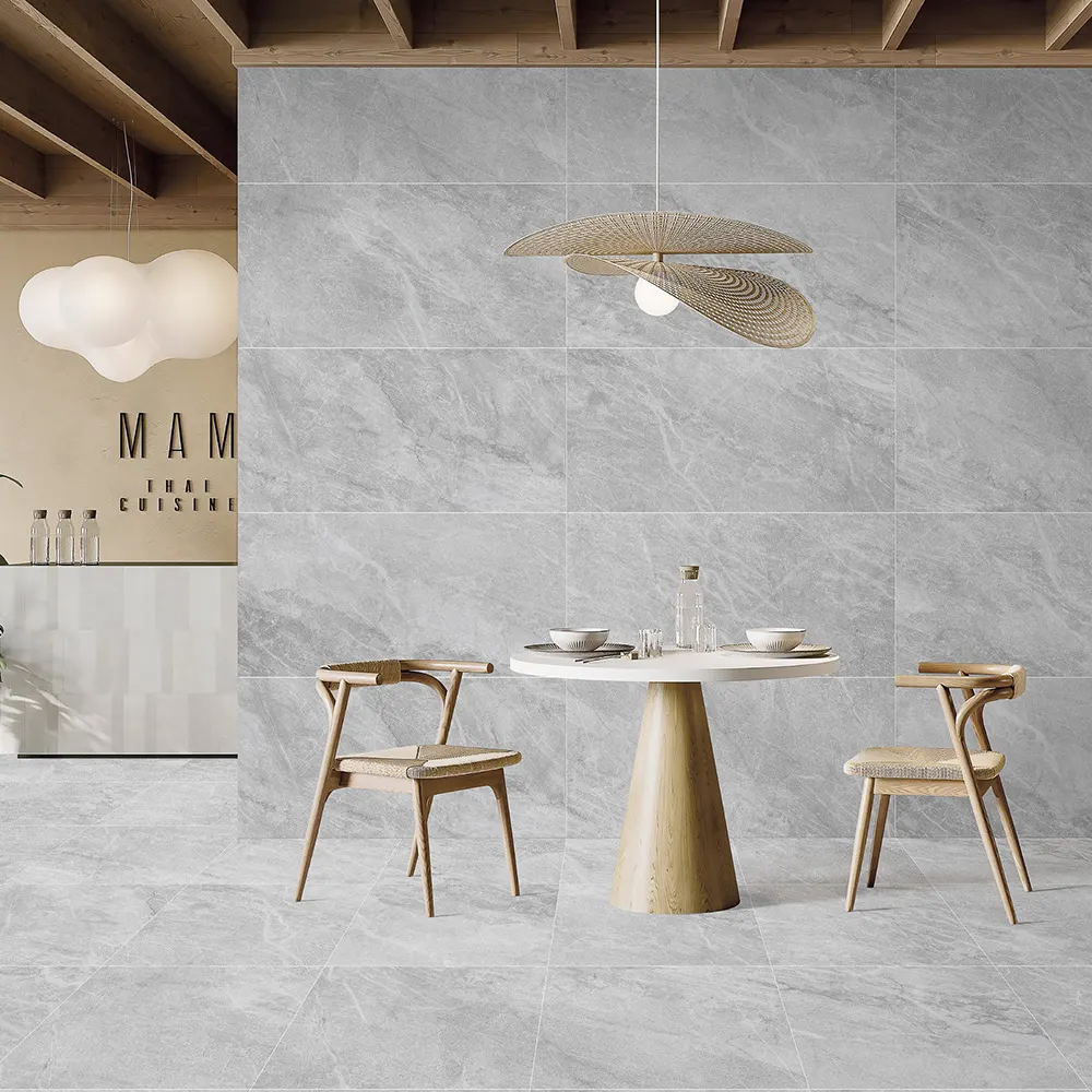 Stone-Look Matte Ceramic Exterior Wall Tile 600x600mm