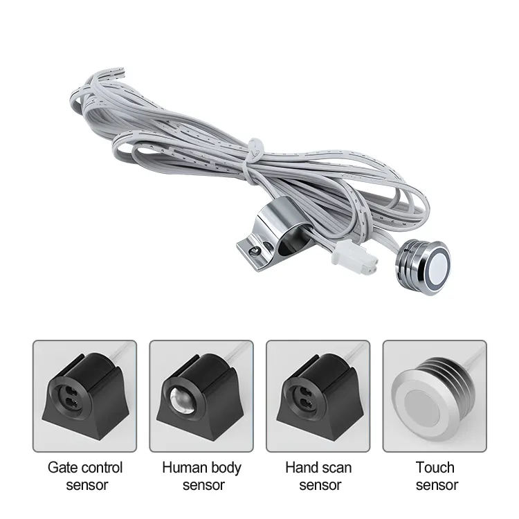 Touch-Controlled Smart Plastic LED Cabinet Light 12V