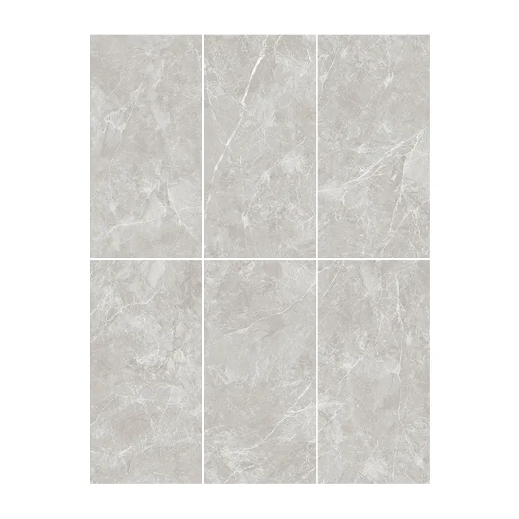 Stone-Look Polished Porcelain Floor Tile 750x1500mm
