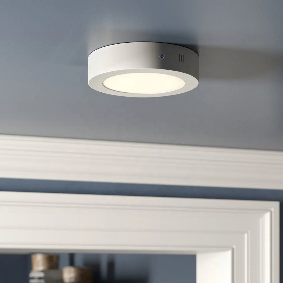 Smart Round Aluminum LED Panel Light White 30/50W