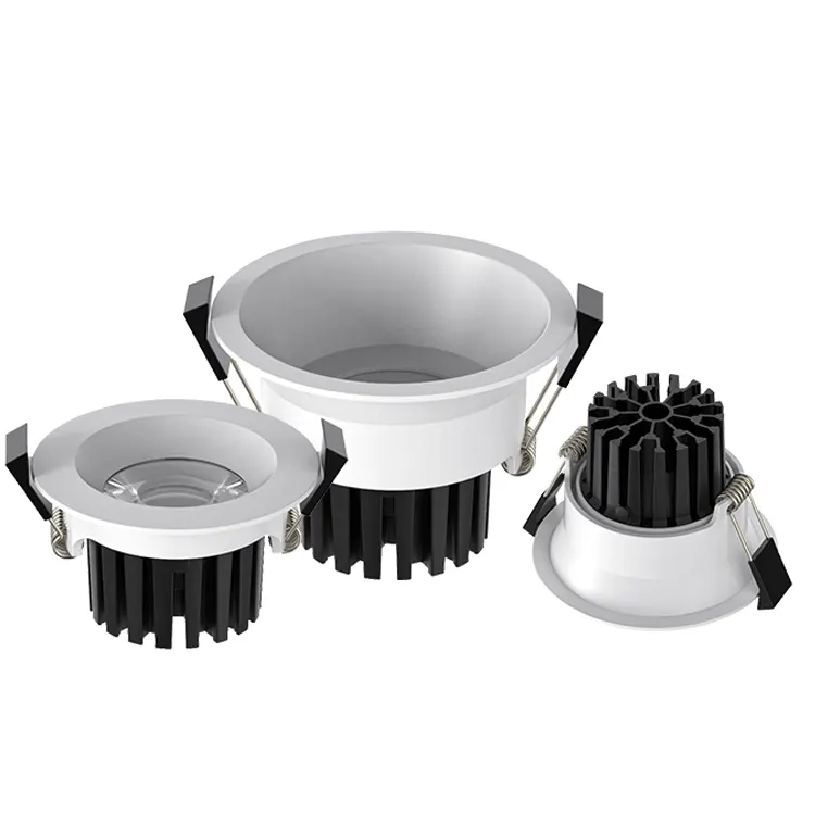 Recessed Aluminum COB LED Downlight 10W For Indoor Lighting