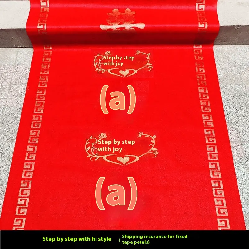 Nonwoven Red Polyester Exhibition And Event Carpet 10mm Thick